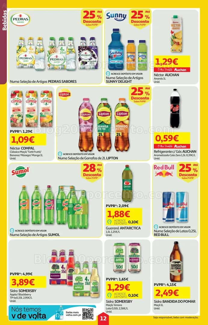 Antevisão Folheto AUCHAN - MINIPREÇO Promoções de 16 a 22 abril